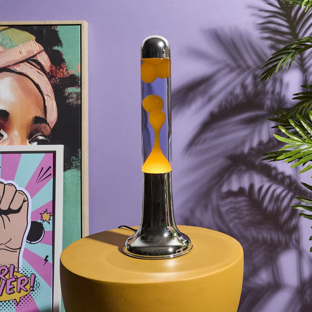 LAMPE LAVA COSMO VIOLET