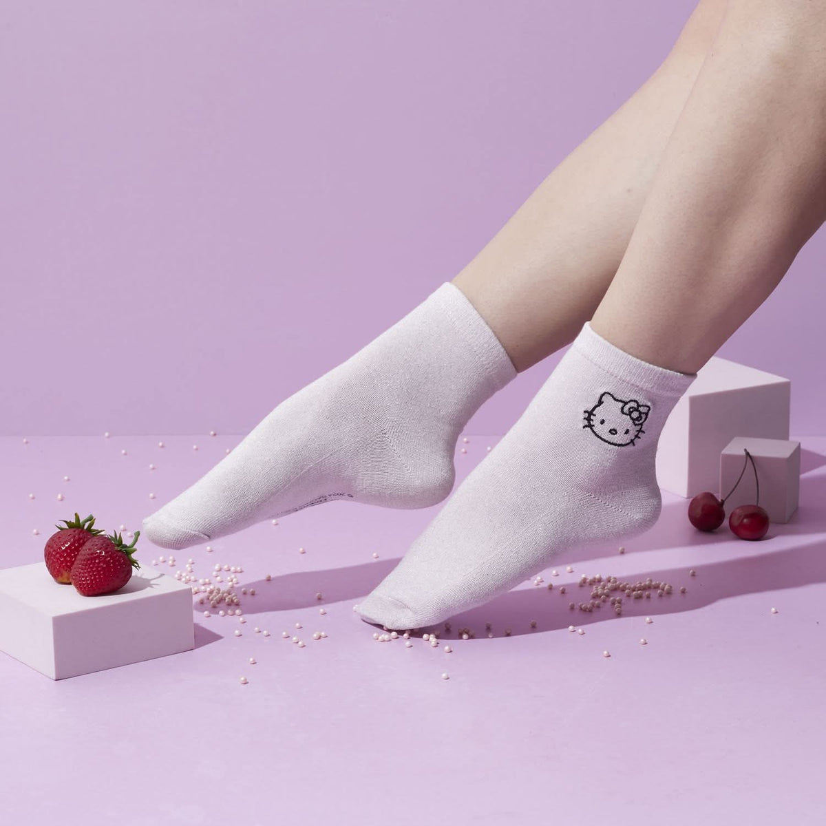 CHAUSSETTES HELLO KITTY PAILLETTES 36-39
