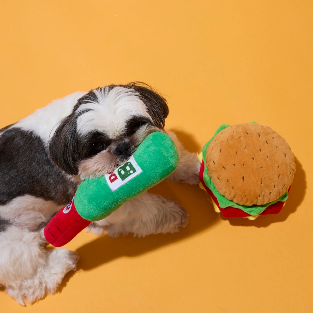 COFFRET JOUETS CHIEN BURGER ET BIERE
