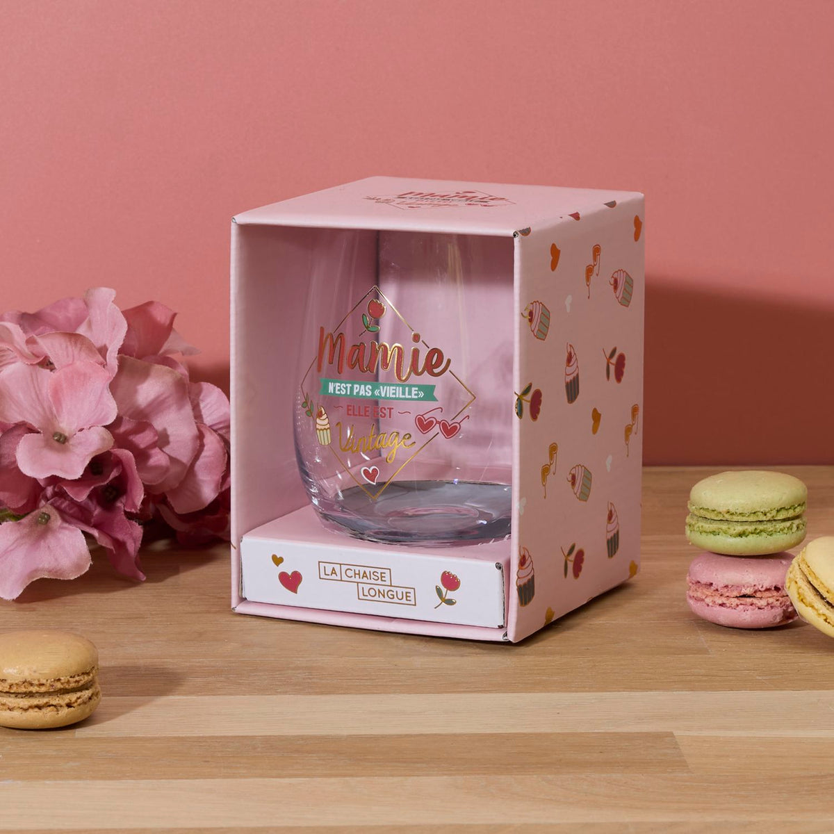 VERRE MAMIE VINTAGE