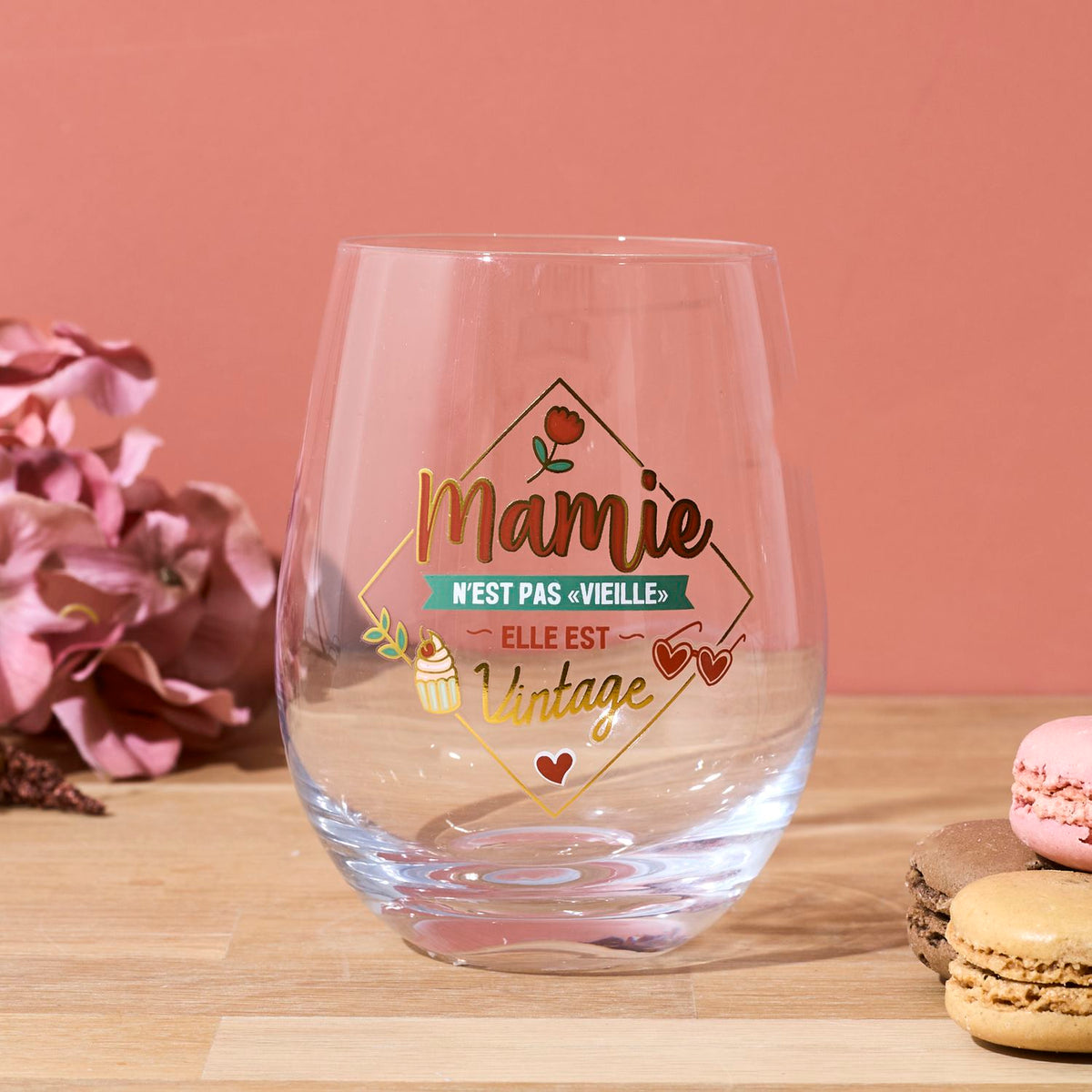 VERRE MAMIE VINTAGE