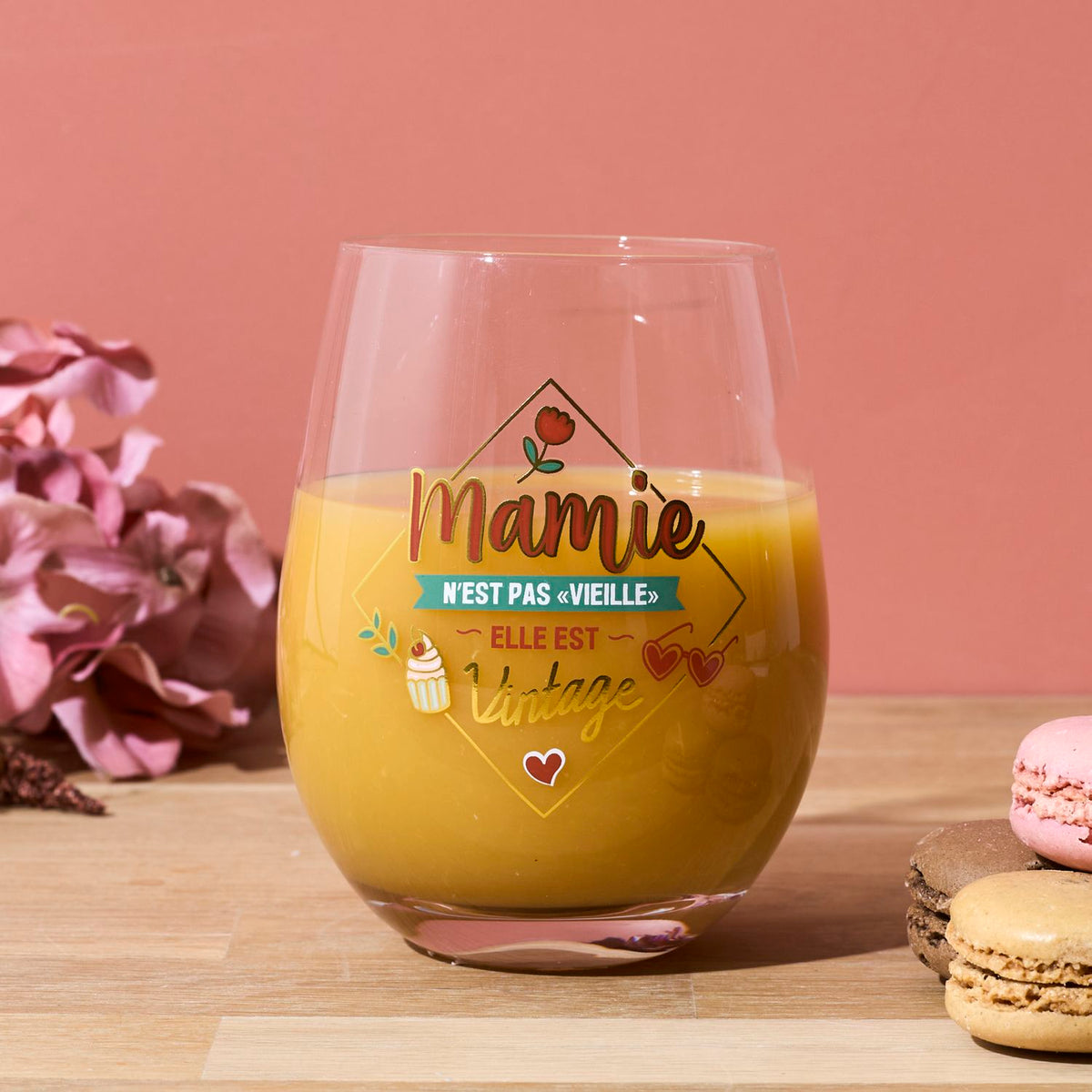 VERRE MAMIE VINTAGE
