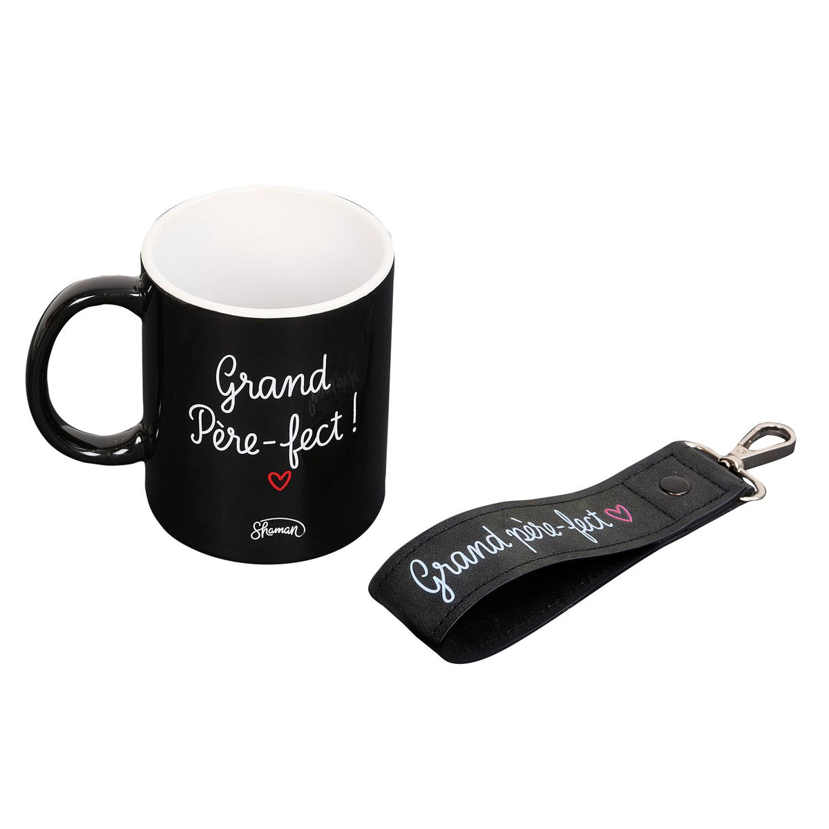 COFFRET 1 TASSE PORTE-CLE GRAND-PERE-FECT
