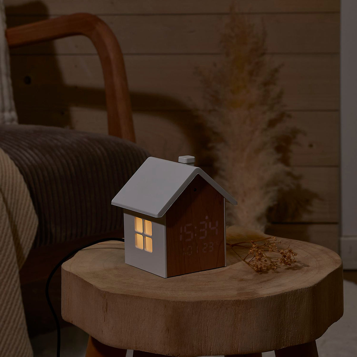 REVEIL LED TINY HOUSE BLANC