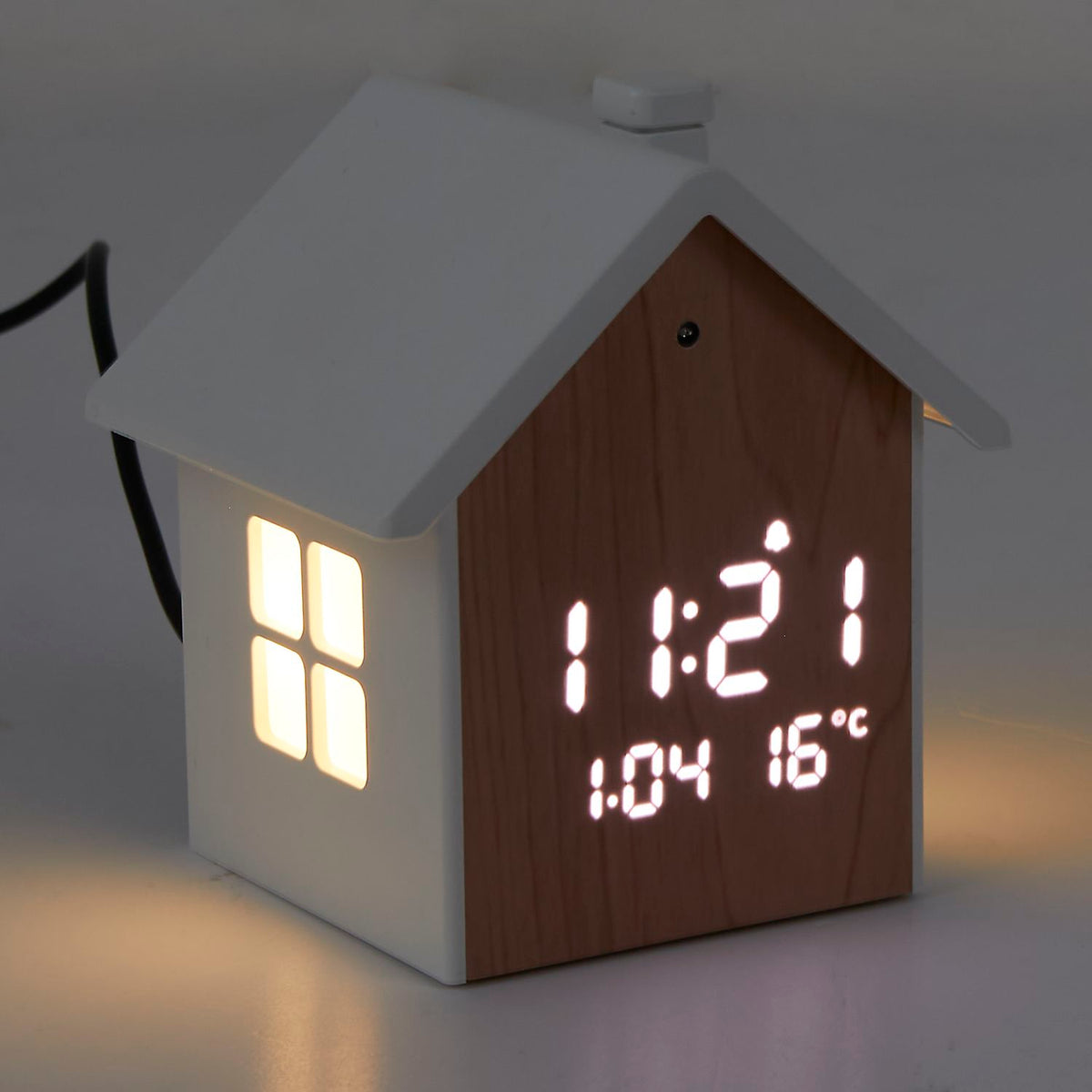 REVEIL LED TINY HOUSE BLANC