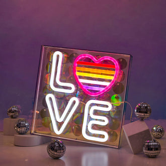 LAMPE EFFET NEON LOVE