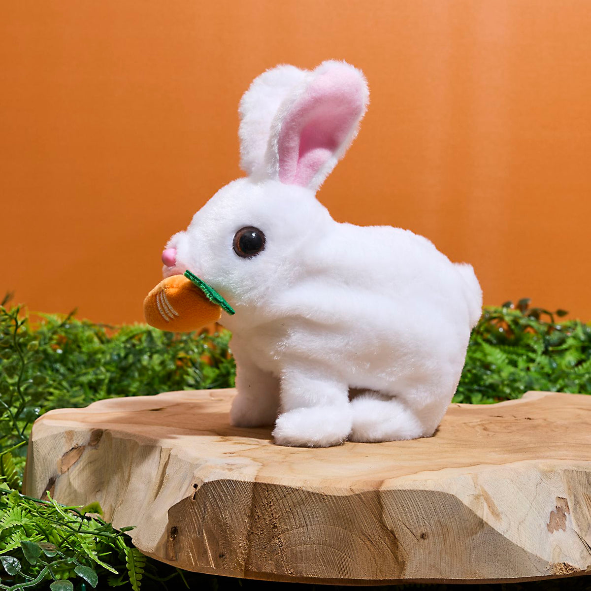 PELUCHE FRIMOUSSE LE LAPIN QUI MARCHE
