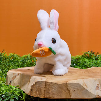 PELUCHE FRIMOUSSE LE LAPIN QUI MARCHE