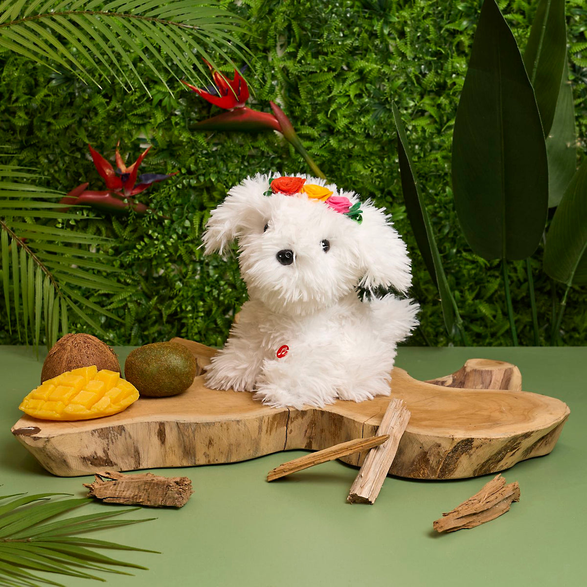 PELUCHE COQUETTE LE CHIEN QUI DANSE