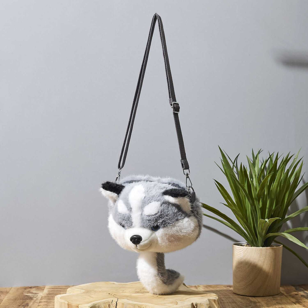 SAC PELUCHE HUSKY VIBRANT
