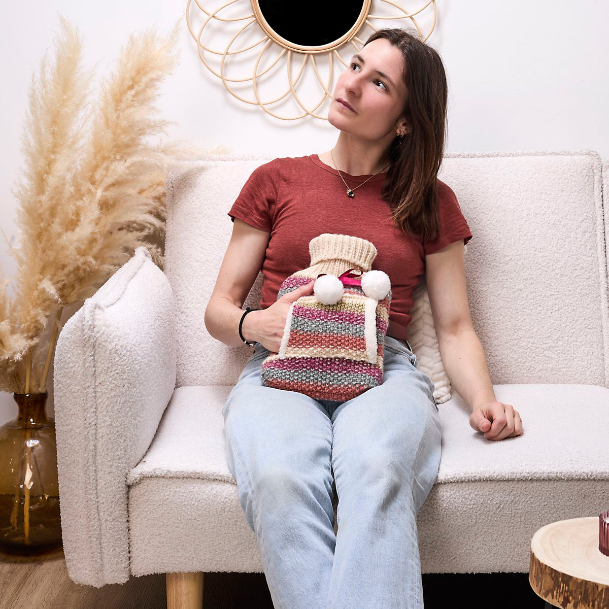BOUILLOTTE EN MAILLE COSY FOLK