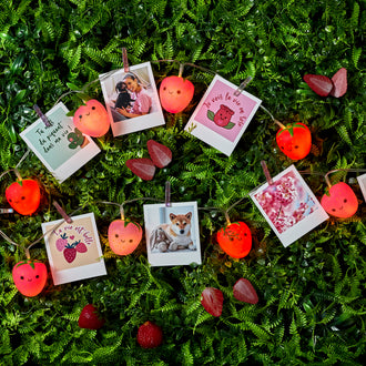 GUIRLANDE CLIPS KAWAII FRAISES