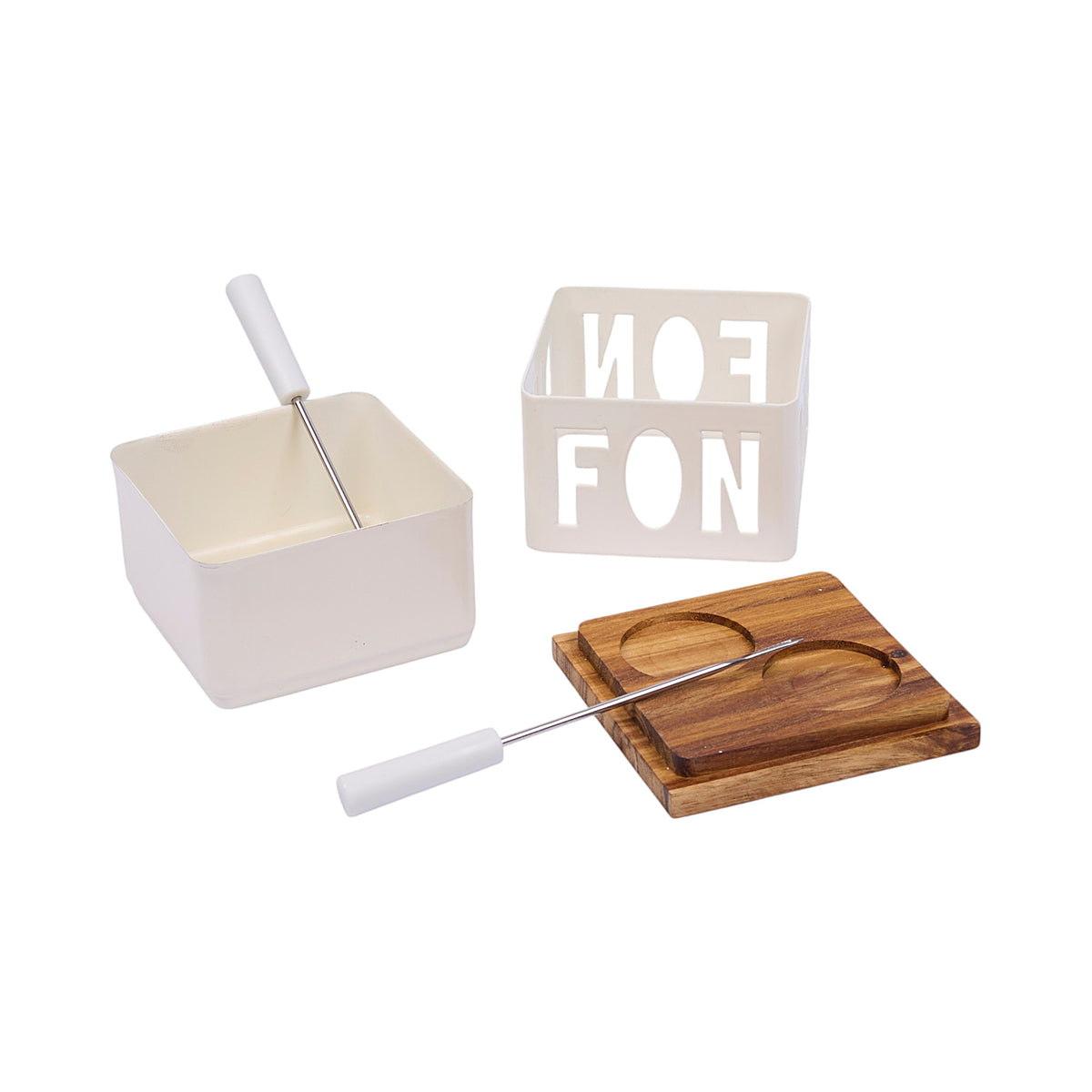 FONDUE A LA BOUGIE DUO CHEESY CLUB IVOIRE
