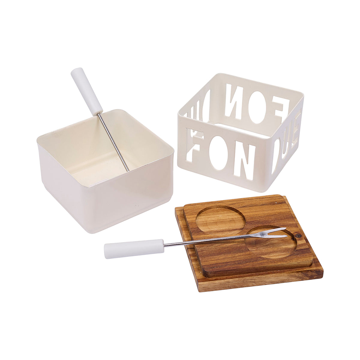 FONDUE A LA BOUGIE DUO CHEESY CLUB IVOIRE