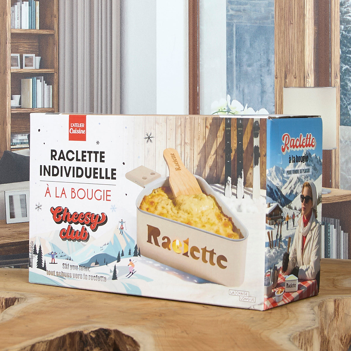 RACLETTE A LA BOUGIE CHEESY CLUB IVOIRE