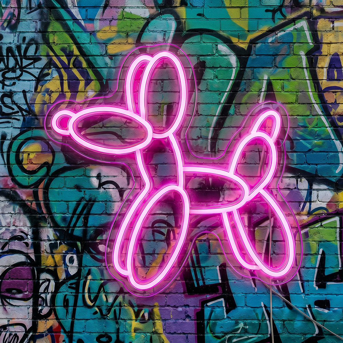 LAMPE EFFET NEON PUPPY POP