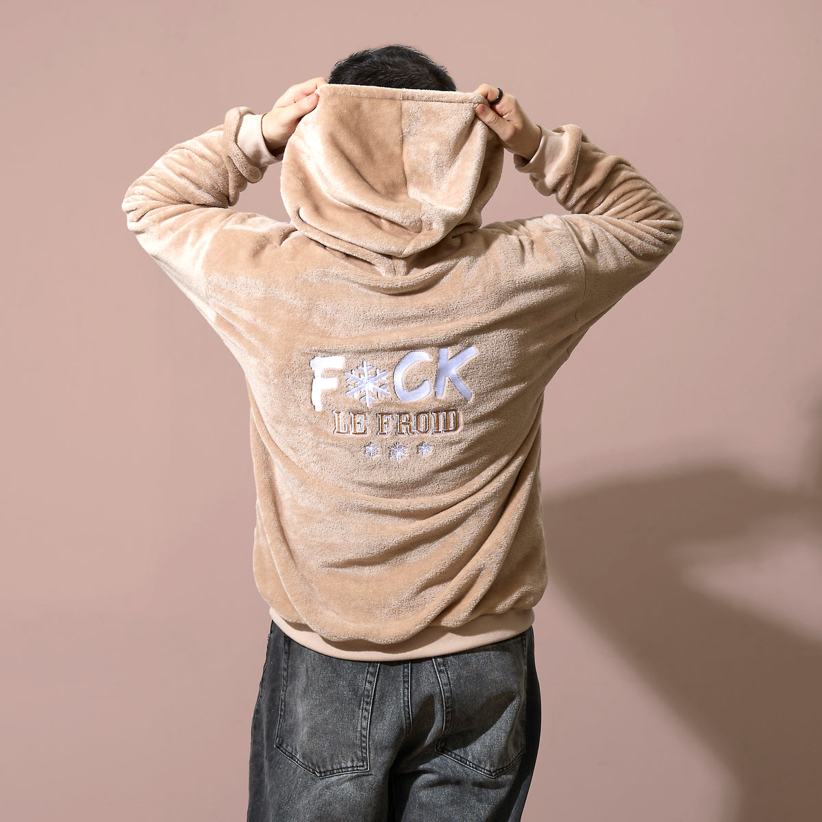 SWEAT PLAID F*CK LE FROID