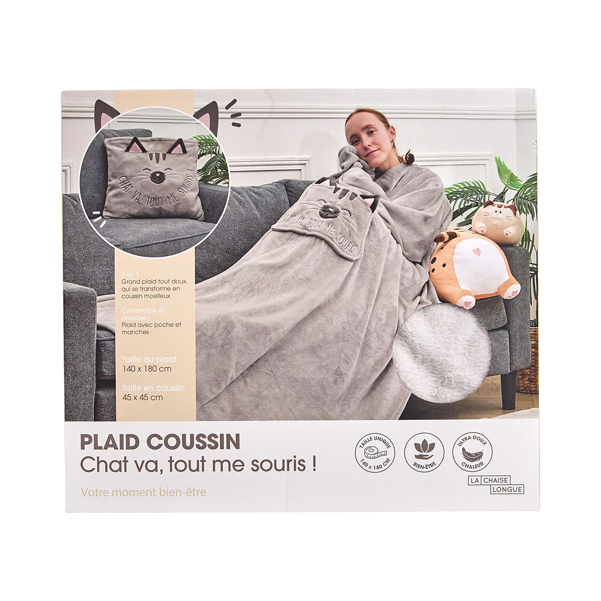 PLAID KANGOUROU CHAT