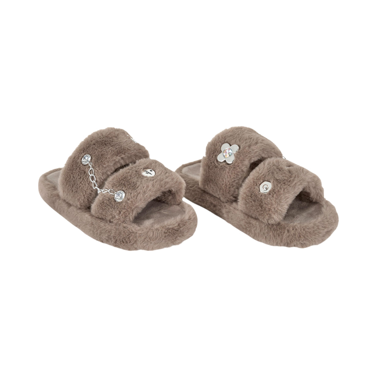 CHAUSSONS LUXURY GLAMS CHARMS TAUPE T37 38