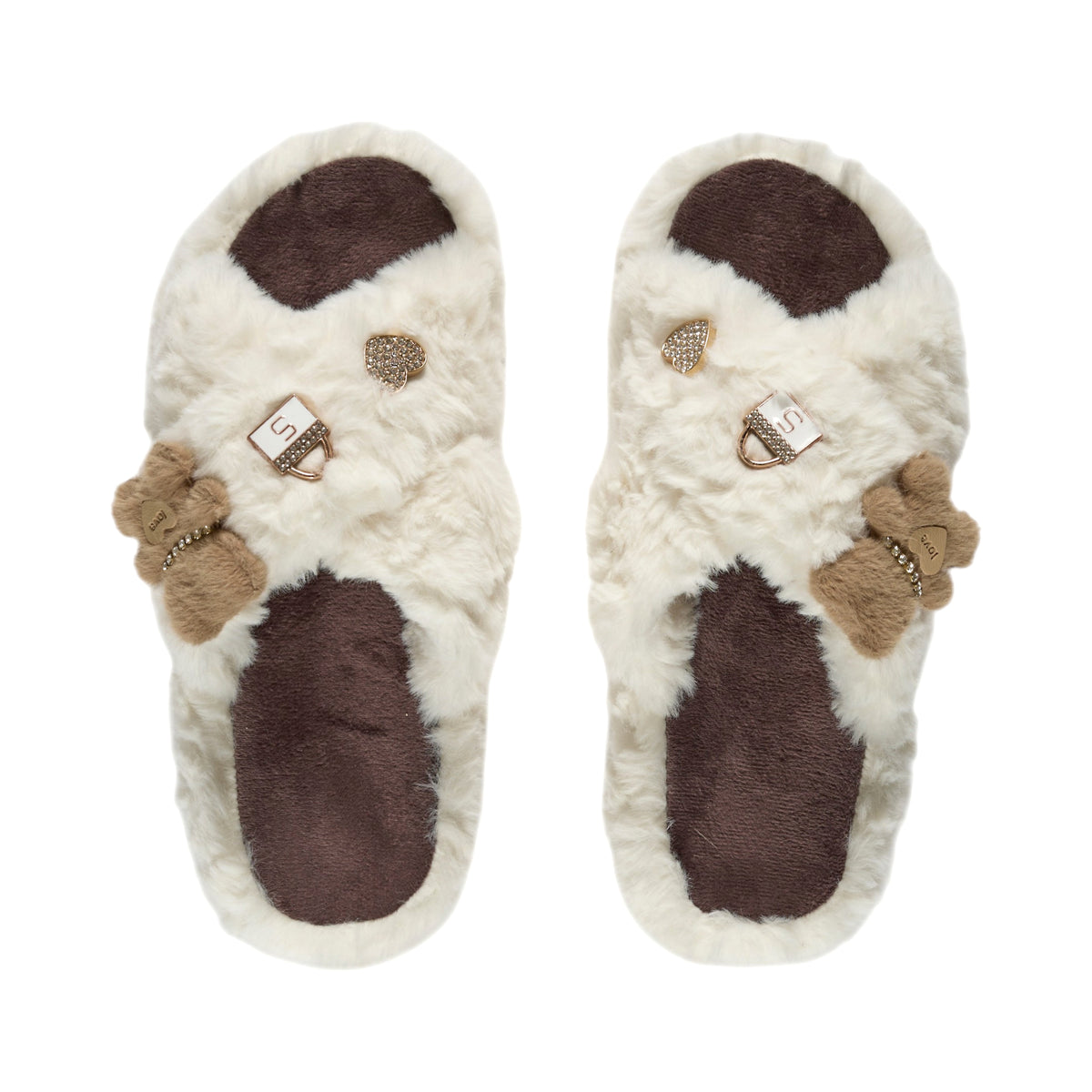 CHAUSSONS LUXURY GLAMS CHARMS IVOIRE T37 38