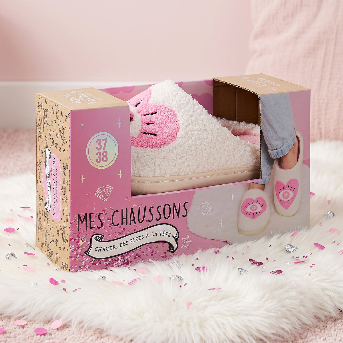 CHAUSSONS OEIL COEUR T39 40