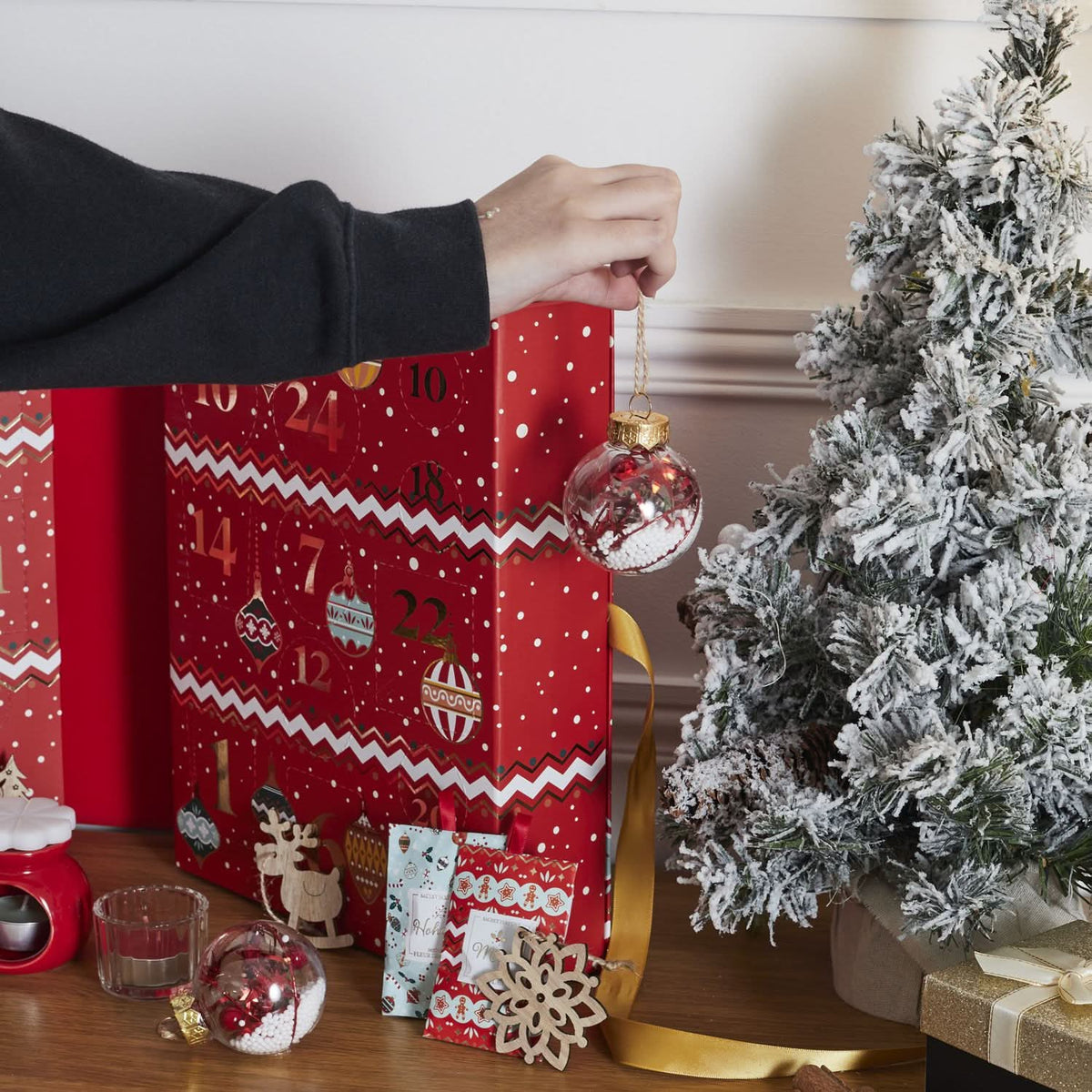 CALENDRIER DE L'AVENT BOUGIES ET SURPRISES NOEL TRADI