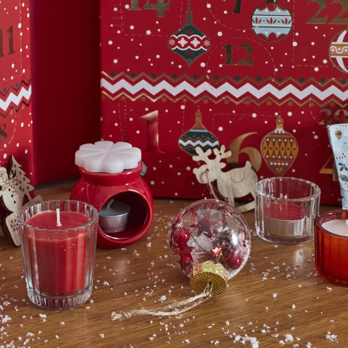 CALENDRIER DE L'AVENT BOUGIES ET SURPRISES NOEL TRADI