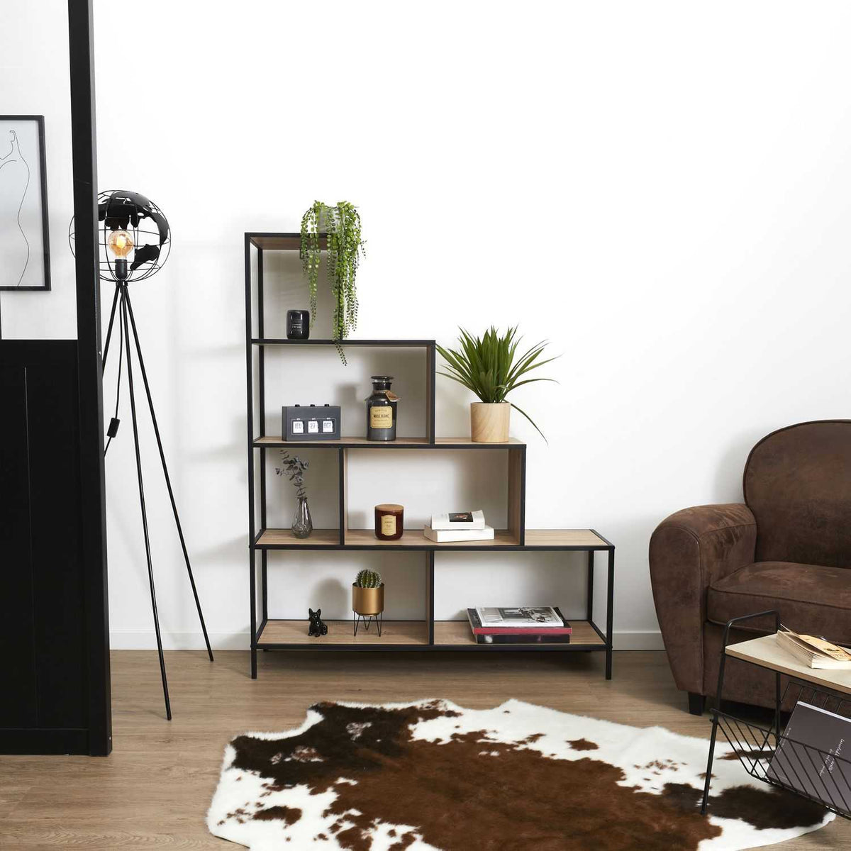 ETAGERE ESCALIER EDISON H146CM