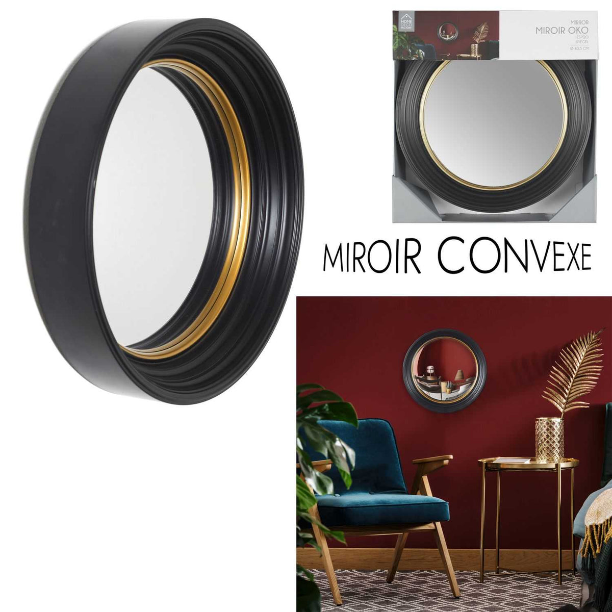 MIROIR CONVEXE D40.5CM OKO