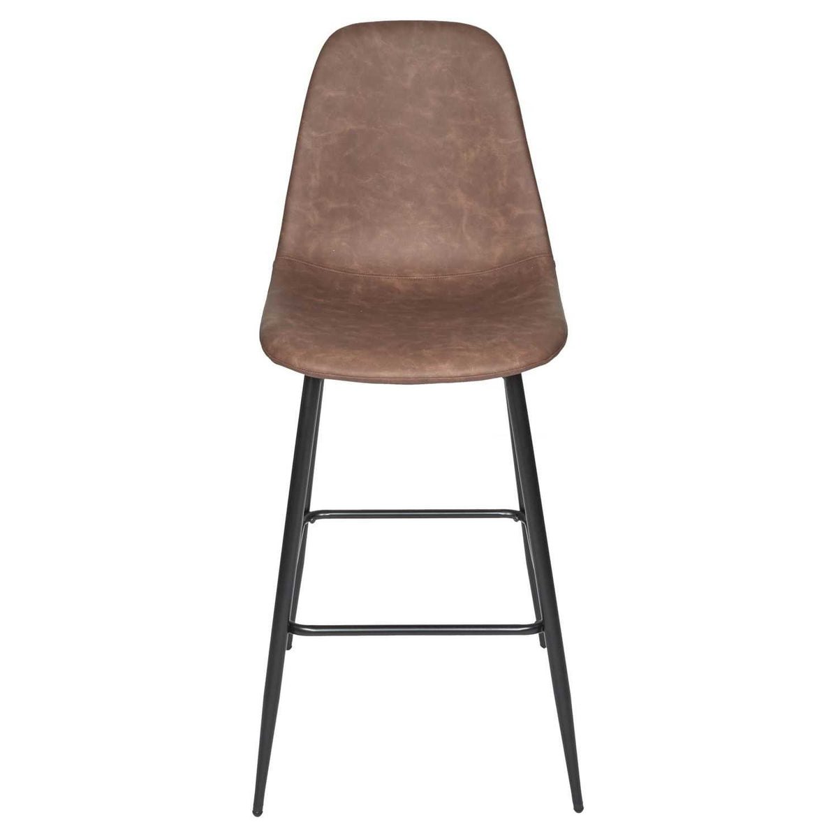 CHAISE DE BAR AMBER MARRON