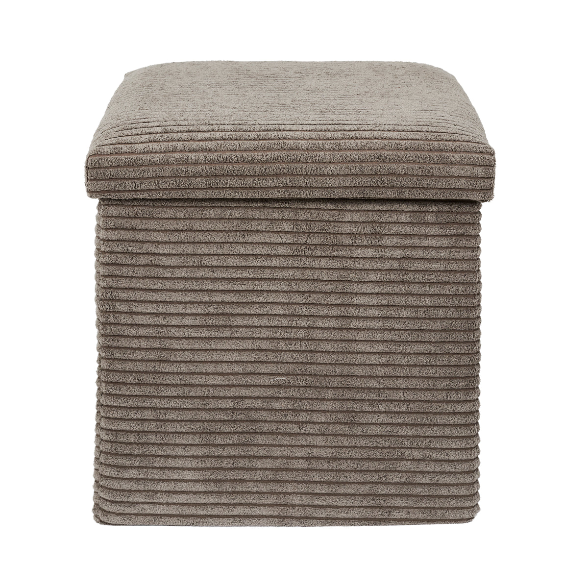 COFFRE POUF PLIABLE COTELE SCOTT TAUPE