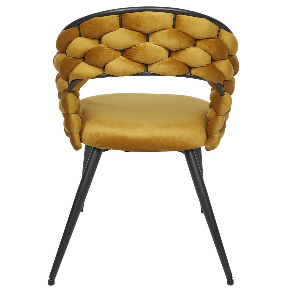 FAUTEUIL SAWYER JAUNE MOUTARDE
