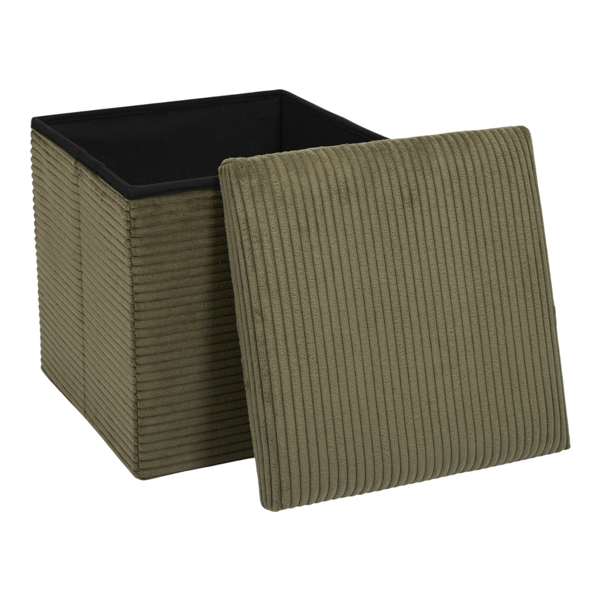 COFFRE POUF PLIABLE COTELE SCOTT VERT