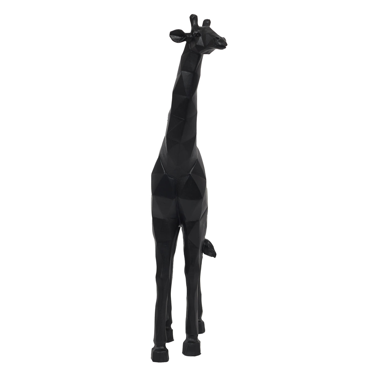 GIRAFE ORIGAMI NOIR H40CM
