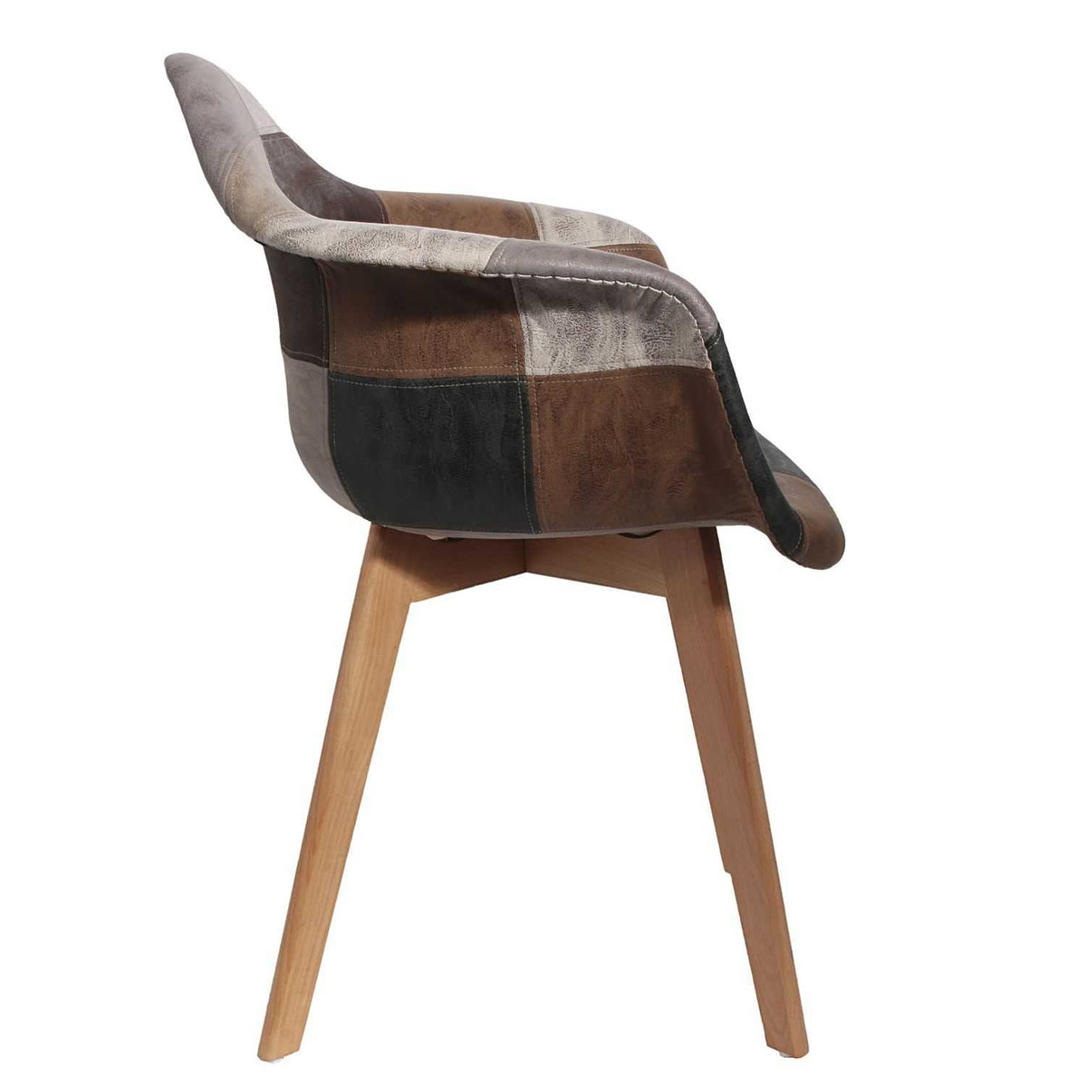 FAUTEUIL PATCHWORK PU