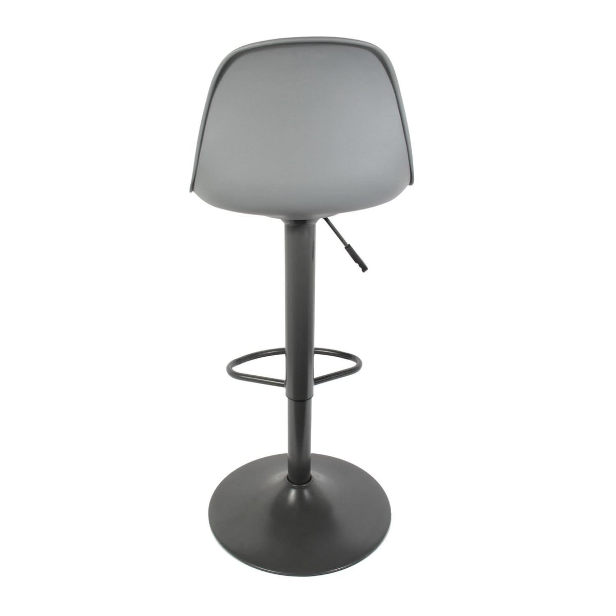 TABOURET DE BAR ISAK GRIS - Lot de 2
