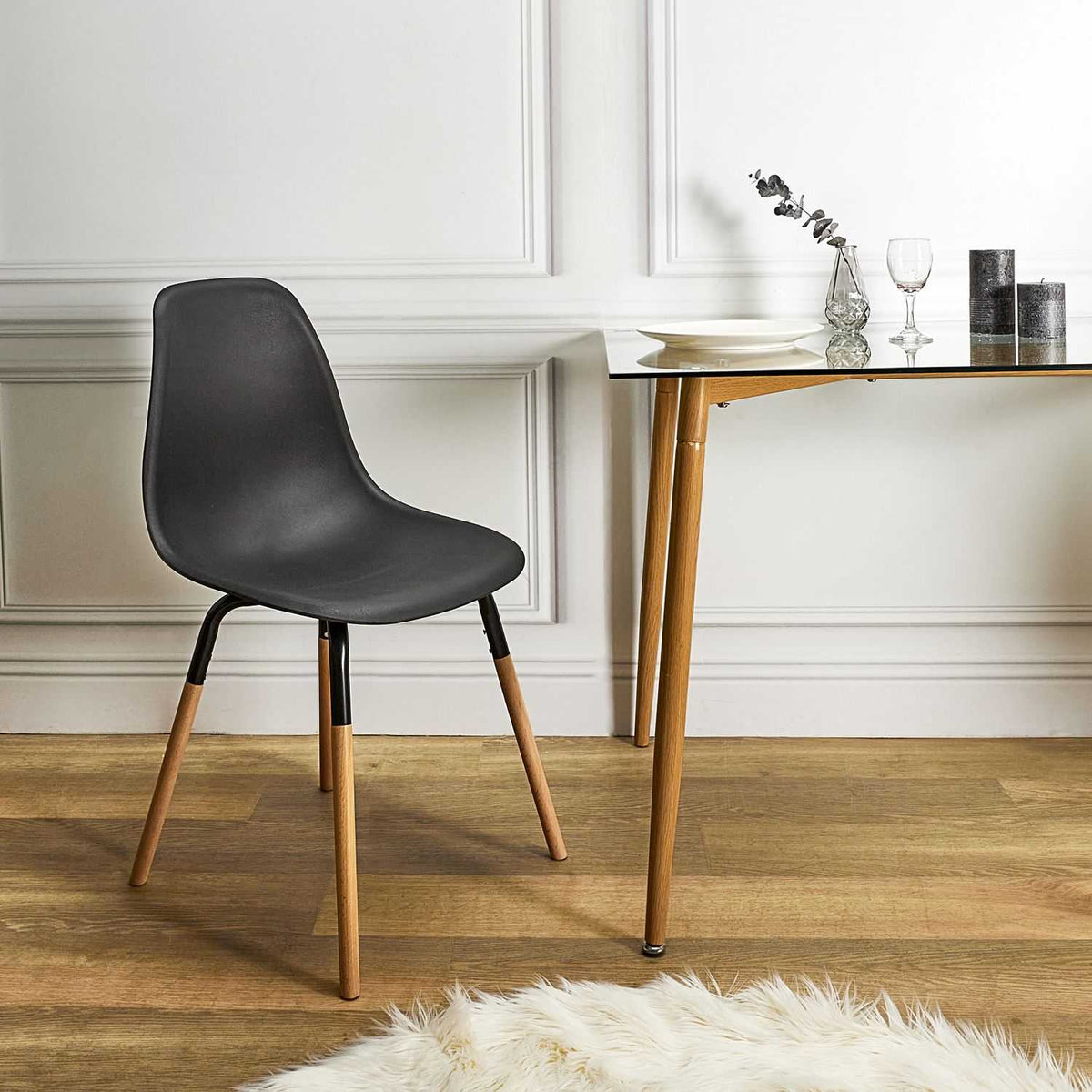 CHAISE PHENIX NOIR