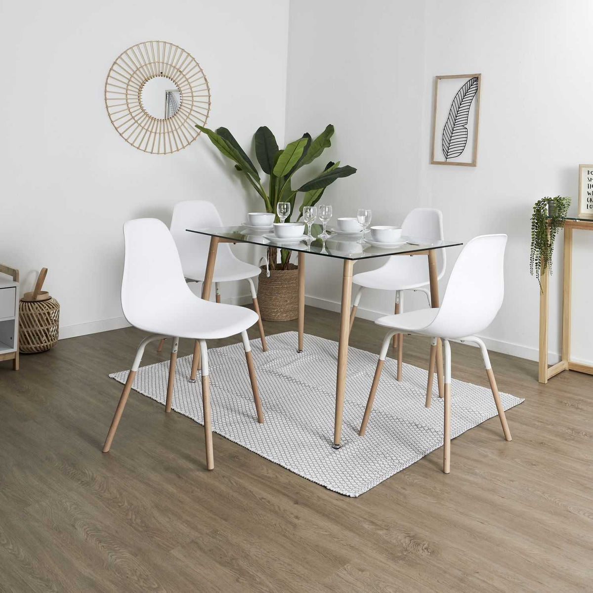 CHAISE PP PHENIX BLANC