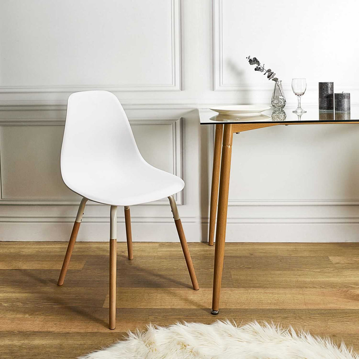 CHAISE PP PHENIX BLANC