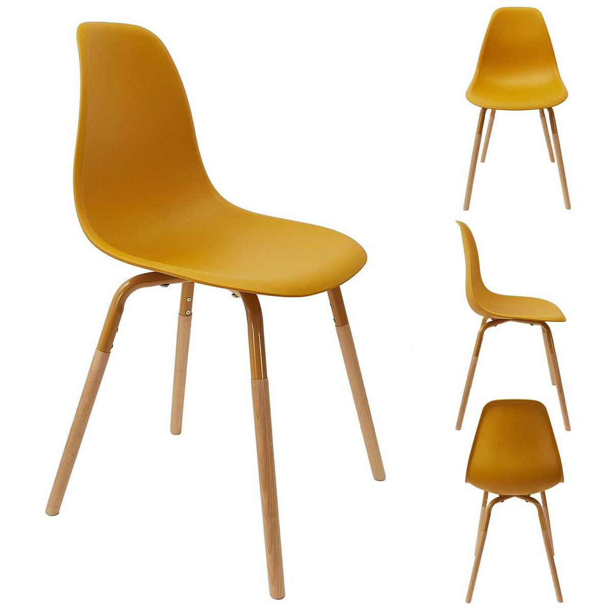 CHAISE PP PHENIX MOUTARDE