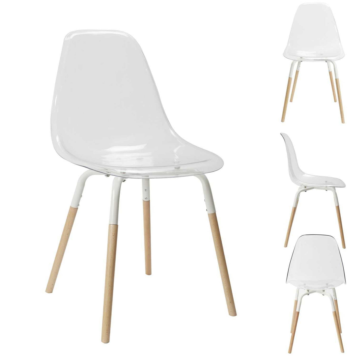 CHAISE TRANSPARENTE PHENIX