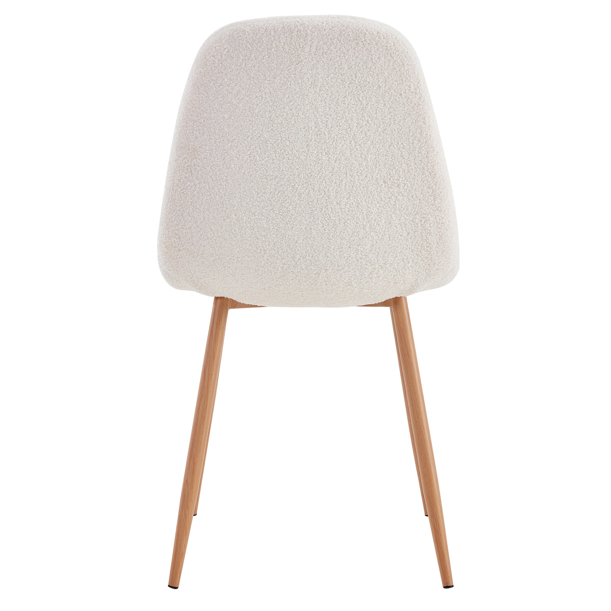 CHAISE BOUCLETTE FREYA - LOT DE 4