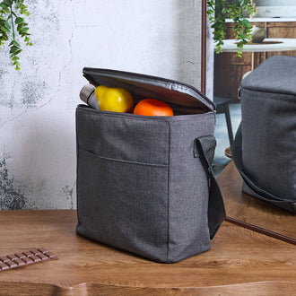 LUNCH BAG ISOTHERME GRIS ZIPPE 13L