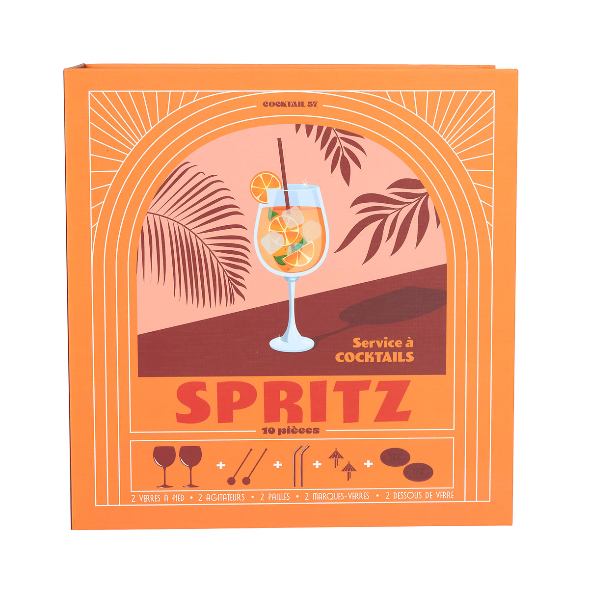 COFFRET COCKTAIL 10PCS SPRITZ