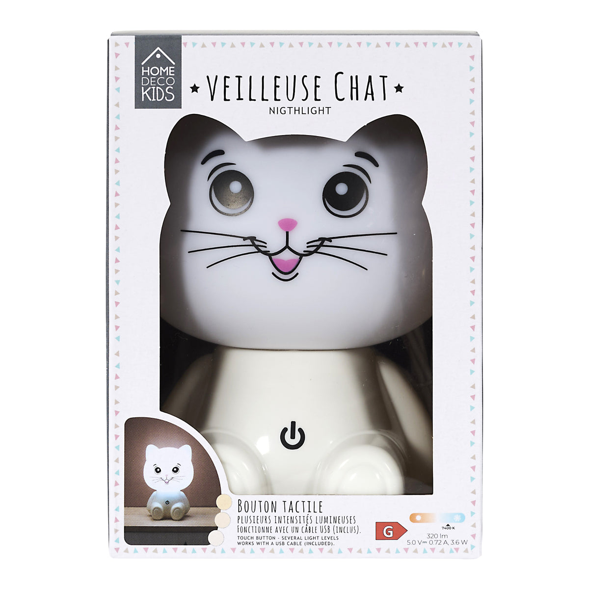 LAMPE VEILLEUSE CHAT