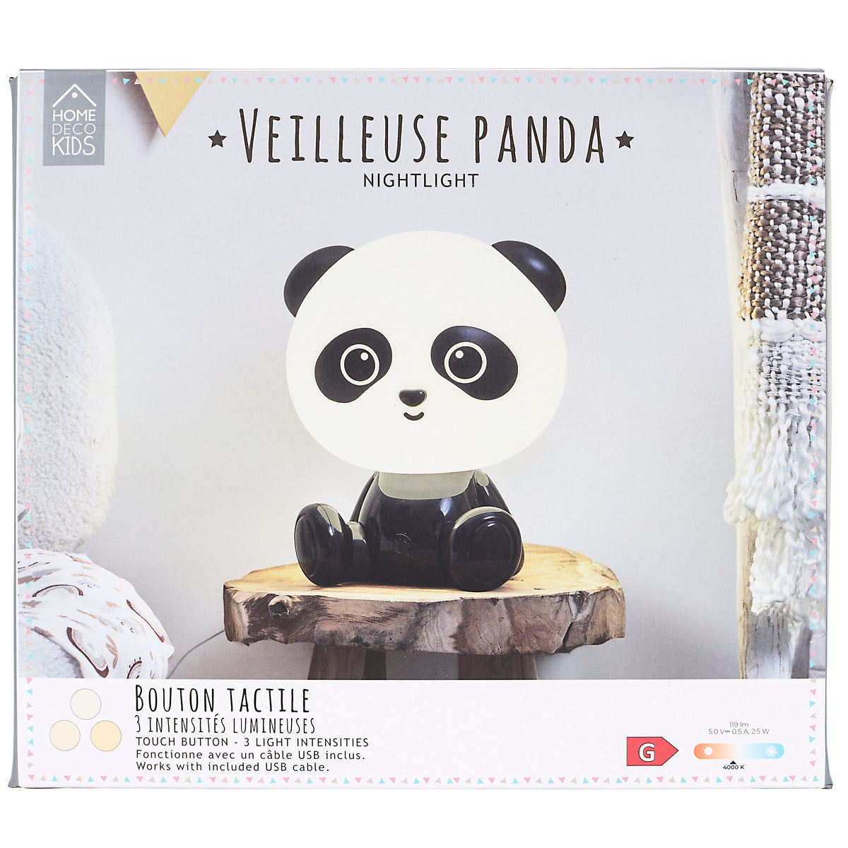 LAMPE VEILLEUSE PANDA