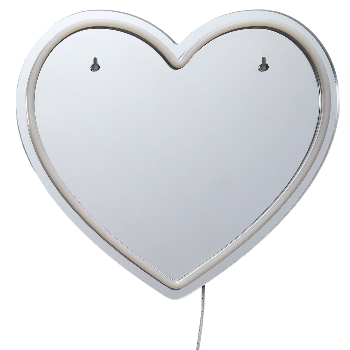 MIROIR LED EFFET NEON COEUR