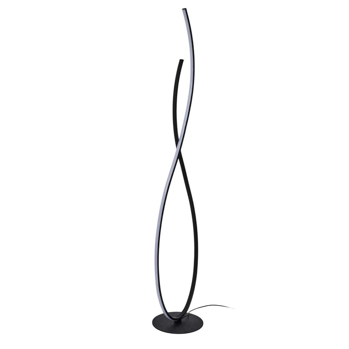 LAMPE DESIGN SPIRALE NOIR