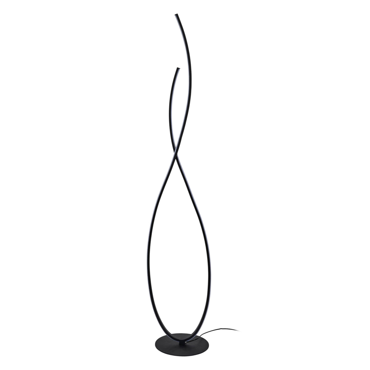 LAMPE DESIGN SPIRALE NOIR