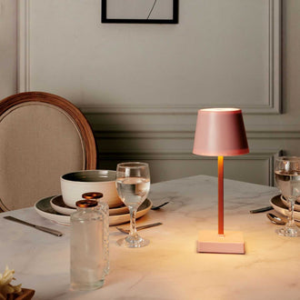 LAMPE LED DE TABLE TACTILE ROSE